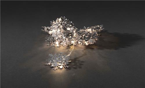 Konstsmide LED Decoratie lichtsnoer sneeuwvlokken