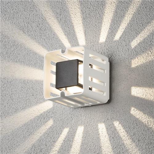 Konstsmide 7978-250 wandverlichting Wit Geschikt voor buitengebruik