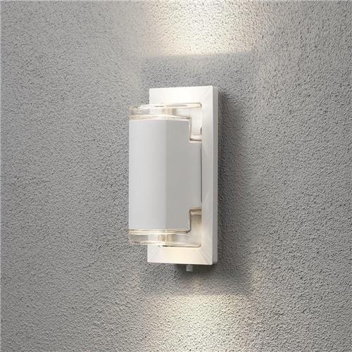 Konstsmide 7987-250 - wandverlichting up and down - Geschikt voor buitengebruik - Matwit