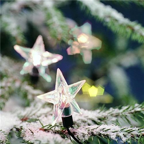 40 mini-lichtkettingen acryl sterren helder buiten Konstsmide kerstverlichting