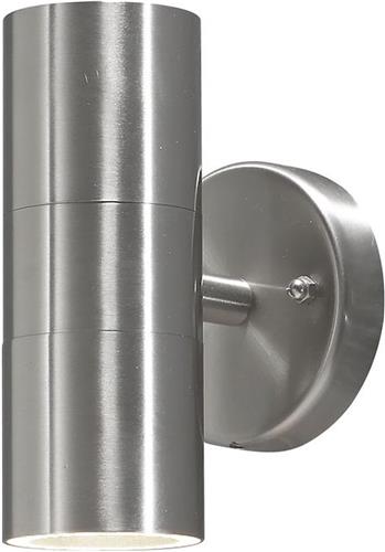 Konstsmide Modena - Wandspot twin 17cm - 230V - GU10 - RVS