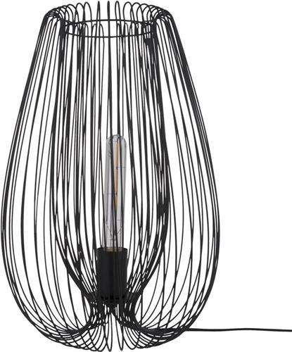 Leitmotiv - Lucid Large - Tafellamp - Ijzer - Diameter 30 cm - Zwart