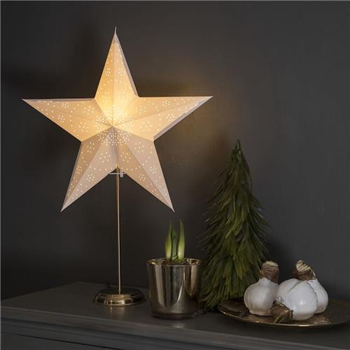 Konstsmide Kerstverlichting Ster E14 Ip20 71 Cm Papier Wit