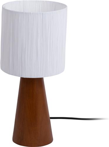 Leitmotiv Tafellamp Sheer Cone - Wit - Ø15cm - Modern - Sinterklaas cadeau - Sinterklaas cadeautjes - Cadeau vrouw - Cadeau man - Cadeau voor haar - Cadeau voor hem - Sint cadeau - Sint kado - Kado man - Kado vrouw