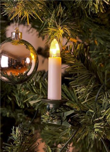 Konstsmide 1004-020 Kerstboomverlichting Binnen werkt op het lichtnet Aantal lampen 25 LED Warmwit Verlichte lengte: 19.2 m