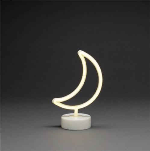 Konst Smide Led Lichtfiguur Maan met Timer op Batterijen