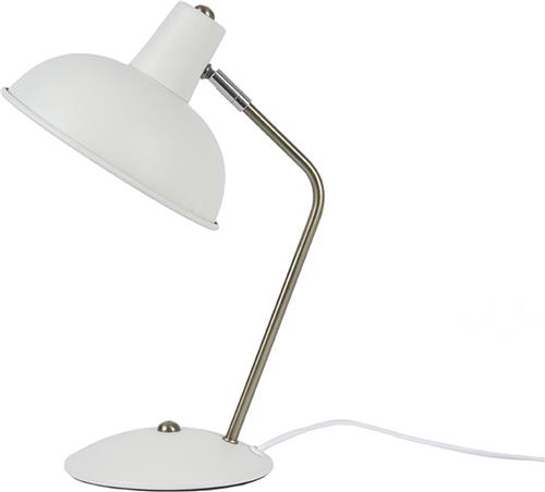 Tafellamp - Hood - IJzer - Mat - Wit