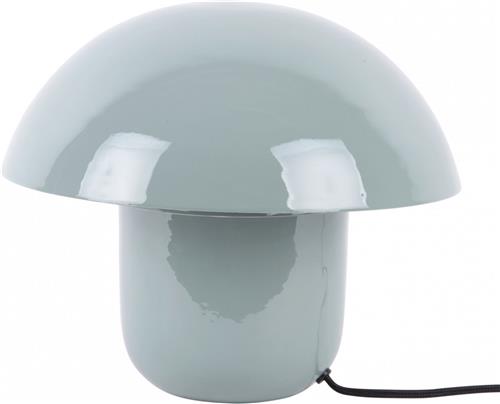 Leitmotiv Tafellamp Fat Mushroom - Metaal - Blauw - 29x25x29 cm (BxHxD) - Misty Blue - E14/max 15W