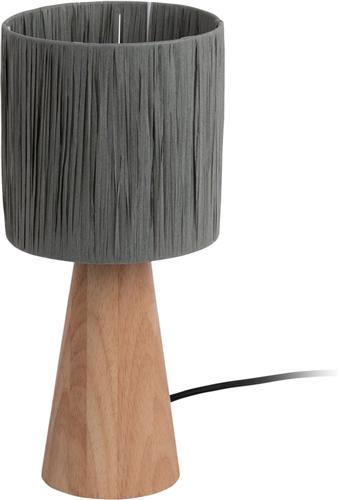 Leitmotiv Tafellamp Sheer Cone - Grijs - Ø15cm - Modern - Sinterklaas cadeau - Sinterklaas cadeautjes - Cadeau vrouw - Cadeau man - Cadeau voor haar - Cadeau voor hem - Sint cadeau - Sint kado - Kado man - Kado vrouw