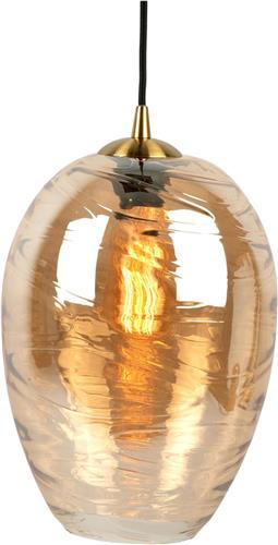 Leitmotiv - Hanglamp Glamour Cone - Amberbruin