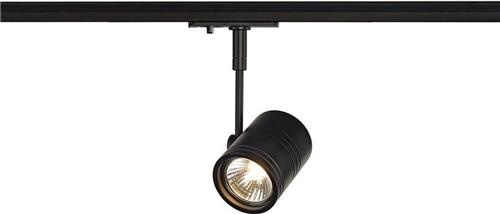 1-Fase-Rail spot Bima Single GU10 zwart