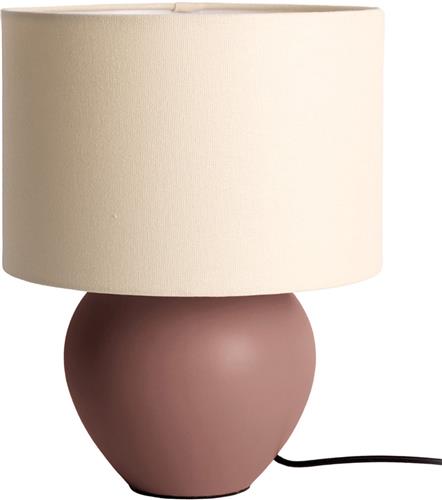 Leitmotiv Tafellamp Alma Cone - Bruin - Ø23cm - Scandinavisch - Sinterklaas cadeau - Sinterklaas cadeautjes - Cadeau vrouw - Cadeau man - Cadeau voor haar - Cadeau voor hem - Sint cadeau - Sint kado - Kado man - Kado vrouw