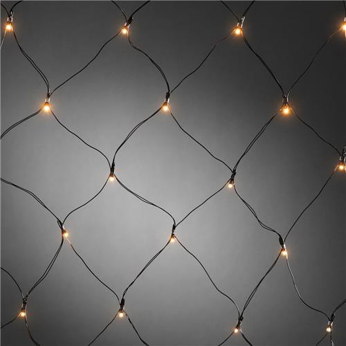 Lichtnet voor buiten - 40 LEDs - 0.8 meter - IP44 waterdicht - Kerstverlichting op batterijen