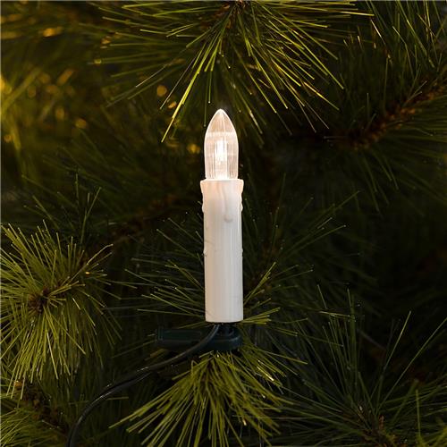 Kaarsverlichting voor binnen - 20 kaarsen - Warm wit - 7.5 meter - Kerstverlichting