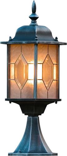 Konstsmide Milano - Sokkellamp 51cm - 230V - E27 - zwart/zilver