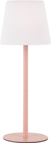 Leitmotiv Tafellamp Outdoors - Roze - 15x15x40cm - Modern