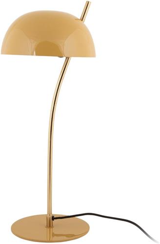 Leitmotiv Tafellamp Vivo - Geel - Ø22cm - Scandinavisch - Sinterklaas cadeau - Sinterklaas cadeautjes - Cadeau vrouw - Cadeau man - Cadeau voor haar - Cadeau voor hem - Sint cadeau - Sint kado - Kado man - Kado vrouw