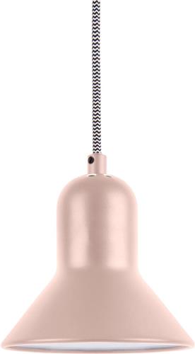 Leitmotiv Slender - Hanglamp - IJzer - Ø13,5 x 14,5 cm - Roze