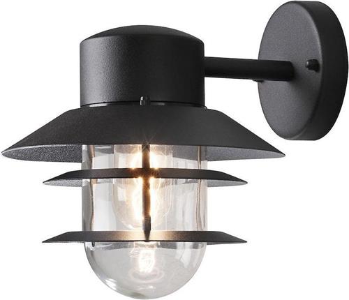 Konstsmide Wandlamp Modena 60w 230v Aluminium 26 Cm Zwart