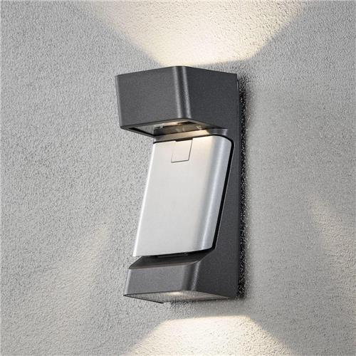Konstsmide 7976-370 wandverlichting Antraciet, Grijs Geschikt voor buitengebruik