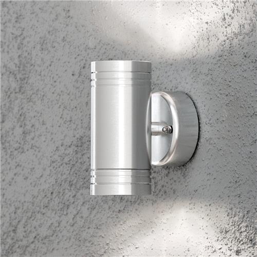 Wandspot 7904-310 - Monza Kleur: Geborsteld Aluminium - Outlet