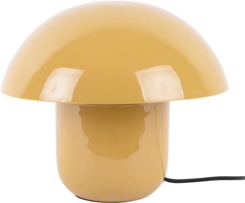 Leitmotiv Tafellamp Fat Mushroom - Metaal - Oker - 29x25x29 cm (BxHxD) - Honey Yellow - E14/max 15W