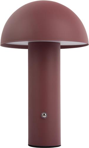 Leitmotiv Tafellamp Fuego - Rood - Ø15cm - Scandinavisch - Sinterklaas cadeau - Sinterklaas cadeautjes - Cadeau vrouw - Cadeau man - Cadeau voor haar - Cadeau voor hem - Sint cadeau - Sint kado - Kado man - Kado vrouw