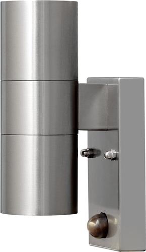 Konstsmide Modena - Wandspot twin 20cm - 230V - GU10 bwm - RVS