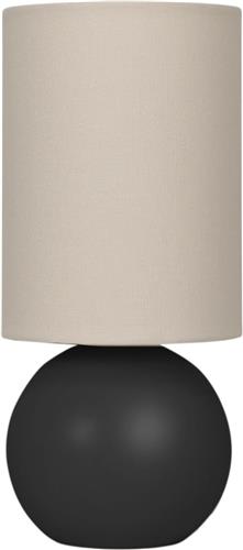 Leitmotiv Tafellamp Alma Ball - Zwart - Ø16cm - Scandinavisch - Sinterklaas cadeau - Sinterklaas cadeautjes - Cadeau vrouw - Cadeau man - Cadeau voor haar - Cadeau voor hem - Sint cadeau - Sint kado - Kado man - Kado vrouw