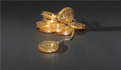 Konstsmide lichtsnoer met ronde decoratie