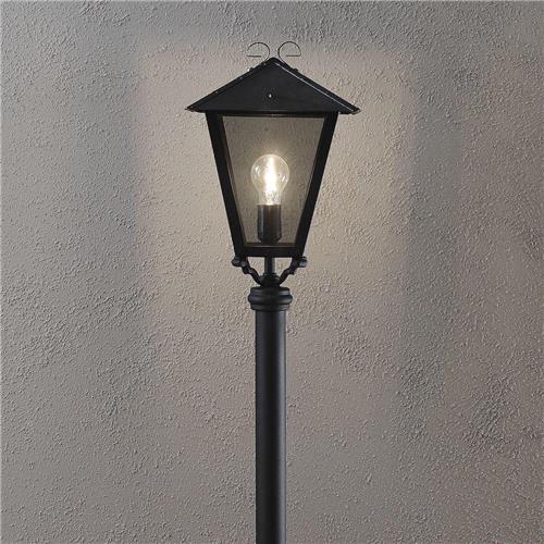 Landelijke tuinlamp Benu 128cm zwart - 436-750