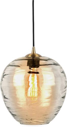 Leitmotiv - Hanglamp Glamour Globe - Amberbruin