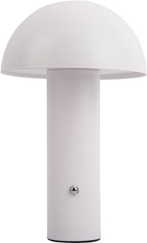 Leitmotiv Tafellamp Fuego - Wit - Ø15cm - Scandinavisch - Sinterklaas cadeau - Sinterklaas cadeautjes - Cadeau vrouw - Cadeau man - Cadeau voor haar - Cadeau voor hem - Sint cadeau - Sint kado - Kado man - Kado vrouw