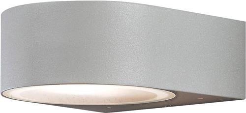 Konstsmide Teramo - Wandlamp schijf flush - 230V - E27 - grijs