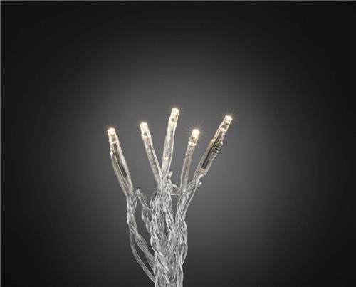 Konstsmide 6354-123 Micro-lichtketting Binnen Energielabel: LED werkt op het lichtnet 100 LED Warm-wit Verlichte lengte