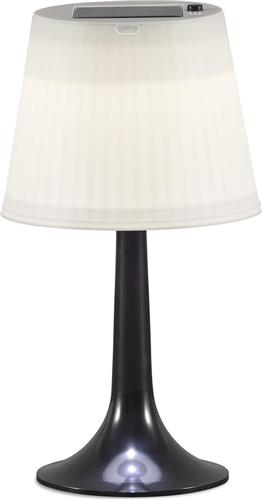 Konstsmide 7109 - Tafellamp - Assisi LED tafellamp solar 36cm 4500K - zwart