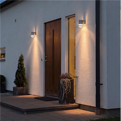 Konstsmide Wandlamp Modena Single 35w 230v 16 Cm Staal Zilver