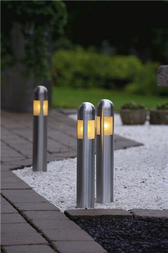 Tuinlampen 12 volt 7451-000 - Amalfi (3X) Kleur: Rvs - Outlet