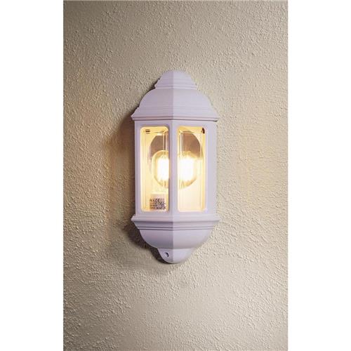 Konstsmide - Cagliari 230V - wandarmatuur flush 36cm - OUTDOOR - matwit