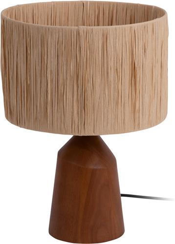 Leitmotiv Tafellamp Sheer Trapeze - Naturel - Ø25cm - Modern - Sinterklaas cadeau - Sinterklaas cadeautjes - Cadeau vrouw - Cadeau man - Cadeau voor haar - Cadeau voor hem - Sint cadeau - Sint kado - Kado man - Kado vrouw