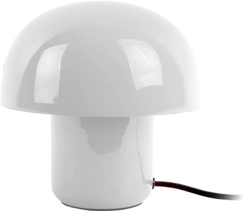 Leitmotiv Tafellamp Fat Mushroom Mini - Wit - 20x20x20cm - Scandinavisch - Sinterklaas cadeau - Sinterklaas cadeautjes - Cadeau vrouw - Cadeau man - Cadeau voor haar - Cadeau voor hem - Sint cadeau - Sint kado - Kado man - Kado vrouw