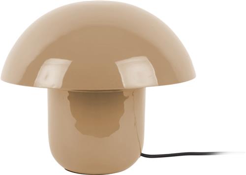 Leitmotiv Tafellamp Fat Mushroom - Bruin - 29x29x25cm - Scandinavisch - Sinterklaas cadeau - Sinterklaas cadeautjes - Cadeau vrouw - Cadeau man - Cadeau voor haar - Cadeau voor hem - Sint cadeau - Sint kado - Kado man - Kado vrouw