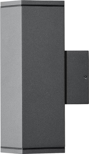 Konstsmide Monza Spotlamp Buiten - 2-lichts GU10 - IP44 - Antraciet