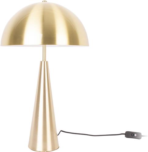 Leitmotiv Tafellamp Sublime - Metaal Geborsteld goud - Ø30x51cm - Modern - Sinterklaas cadeau - Sinterklaas cadeautjes - Cadeau vrouw - Cadeau man - Cadeau voor haar - Cadeau voor hem - Sint cadeau - Sint kado - Kado man - Kado vrouw