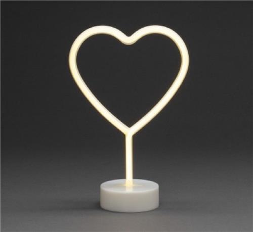 Konst Smide Led Lichtfiguur Hart Warmwit met Timer op batterijen