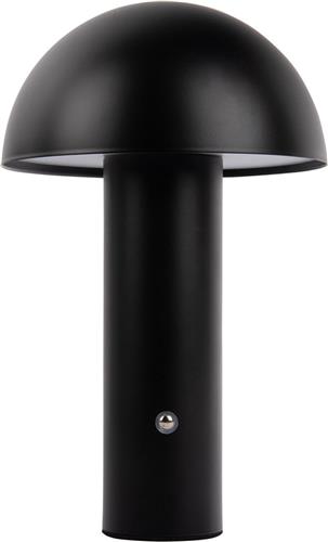 Leitmotiv Tafellamp Fuego - Zwart - Ø15cm - Scandinavisch - Sinterklaas cadeau - Sinterklaas cadeautjes - Cadeau vrouw - Cadeau man - Cadeau voor haar - Cadeau voor hem - Sint cadeau - Sint kado - Kado man - Kado vrouw