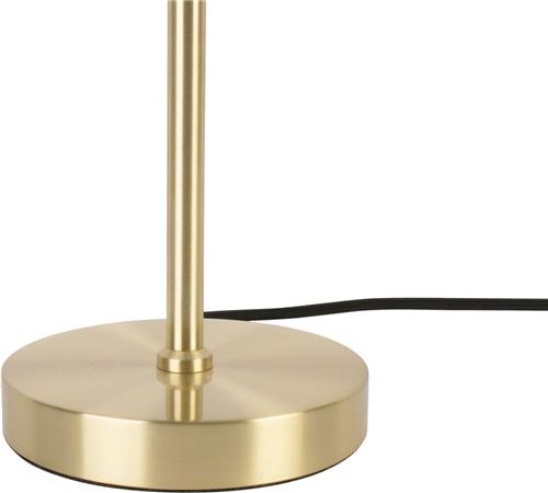 Leitmotiv Tafellamp Capa - Metaal Geborsteld goud - Ø20x39,5cm - Modern - Sinterklaas cadeau - Sinterklaas cadeautjes - Cadeau vrouw - Cadeau man - Cadeau voor haar - Cadeau voor hem - Sint cadeau - Sint kado - Kado man - Kado vrouw