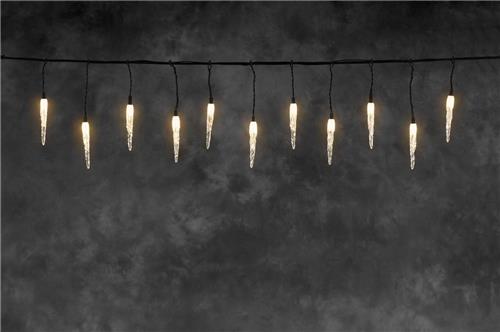 Verlichte IJspegelverlichting voor buiten - 50 LED's - 5 meter - Uitbreidingsset