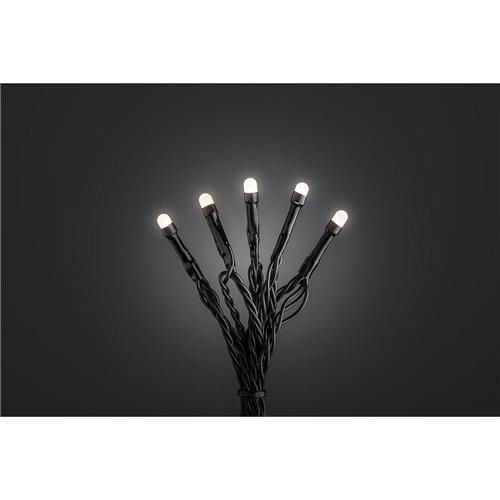 Konstsmide 3813-100 Micro-lichtketting Buiten Energielabel: E (A - G) werkt op het lichtnet Aantal lampen 200 LED Warmwit Verlichte lengte: 31.84 m