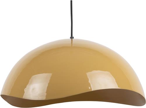 Leitmotiv Hanglamp Waved - Geel - Ø50cm - Scandinavisch - Hanglampen Eetkamer, Slaapkamer, Woonkamer